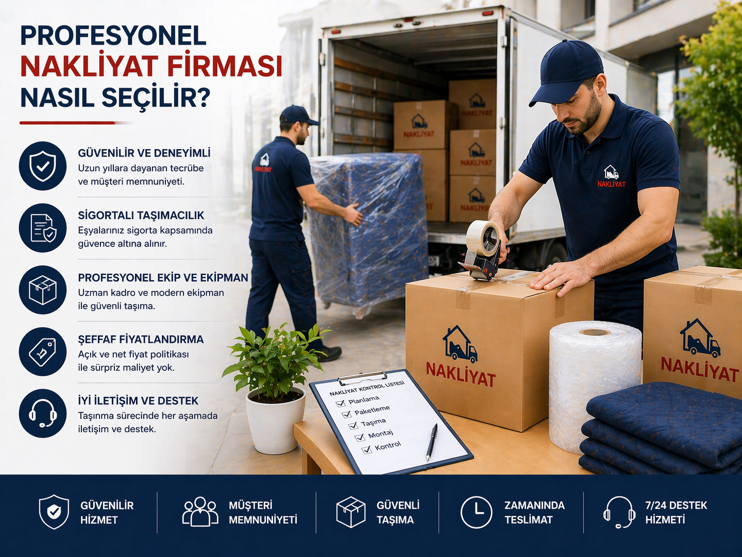 Profesyonel Nakliyat Firması Nasıl Seçilir?